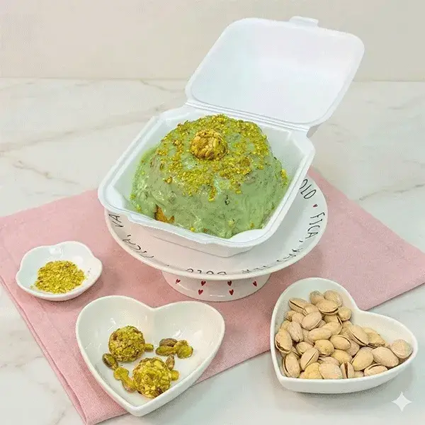 Mini bolo de Pistache